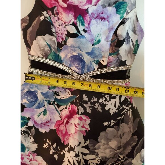 Xtraordinary kids girls dress size 12 zipper closure floral - Picture 5 of 9